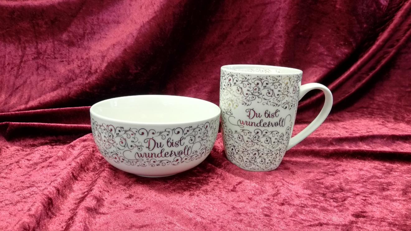 Tasse und Schale je 13,95 €